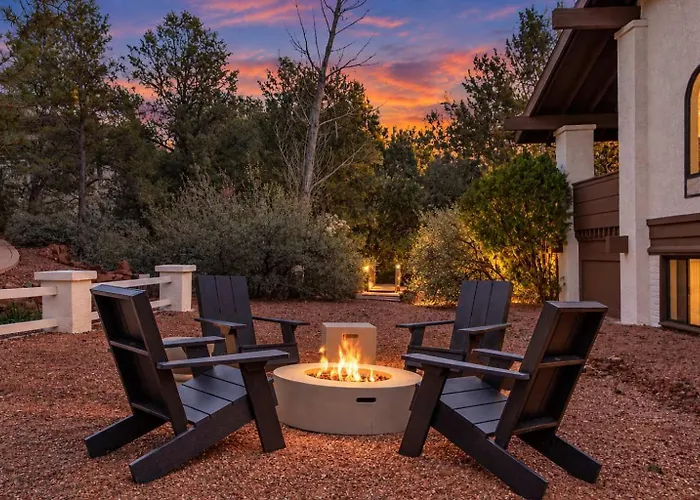 Ferienhaus Serenity Retreat With Hot Tub Games & Firepit